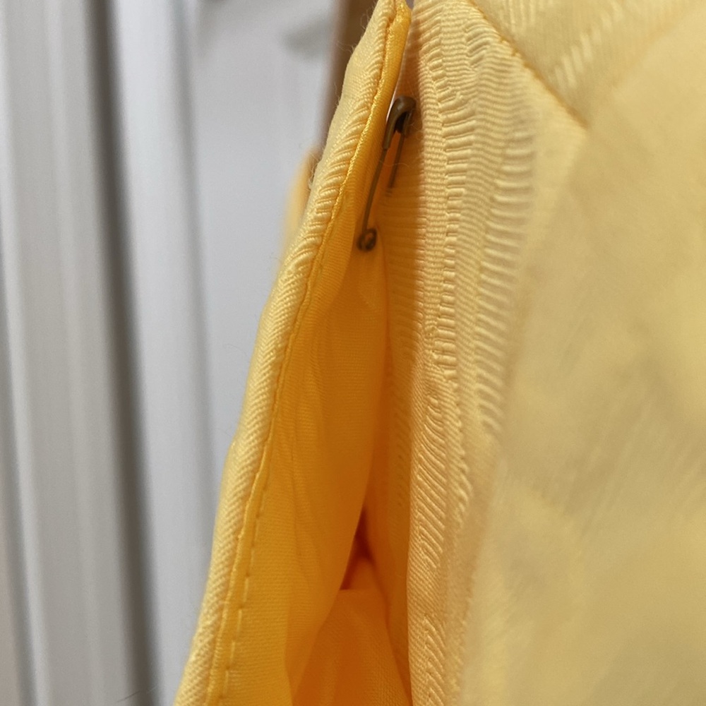 Dressbarn Yellow Petite Dress with Bow Detail and Cap Sleeves - Picture 4 of 11